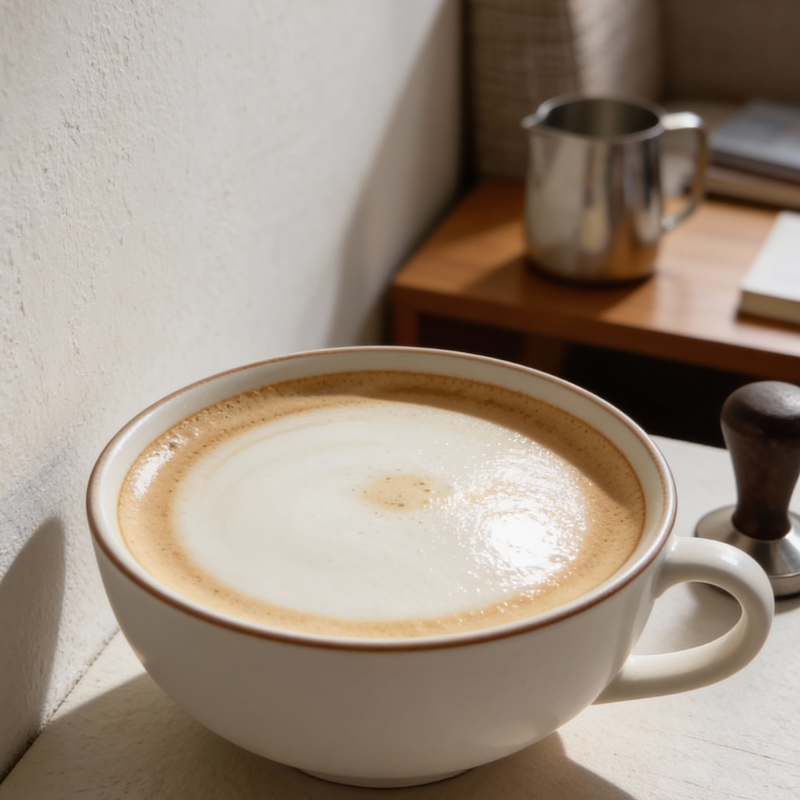 ☕ Flat White — Precision Milk Ratio