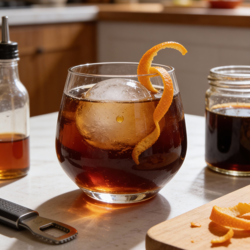 ☕ Orange Peel Cold Brew (Signature)