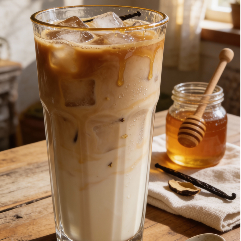 Honey Vanilla Iced Coffee