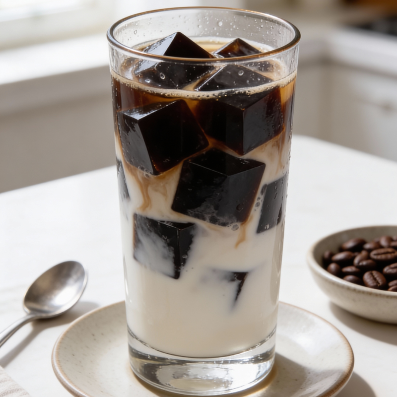 ☕Coffee Ice Cubes Latte