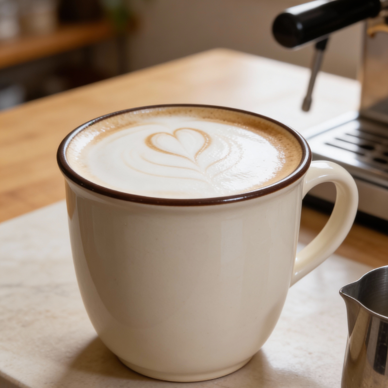 ☕ Latte (Milk-Forward Method)