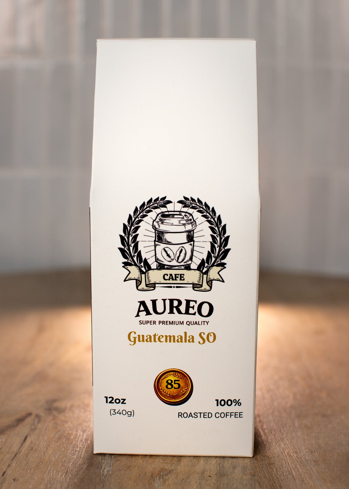 Guatemala SO – AUREO Café 12 oz coffee bag, front